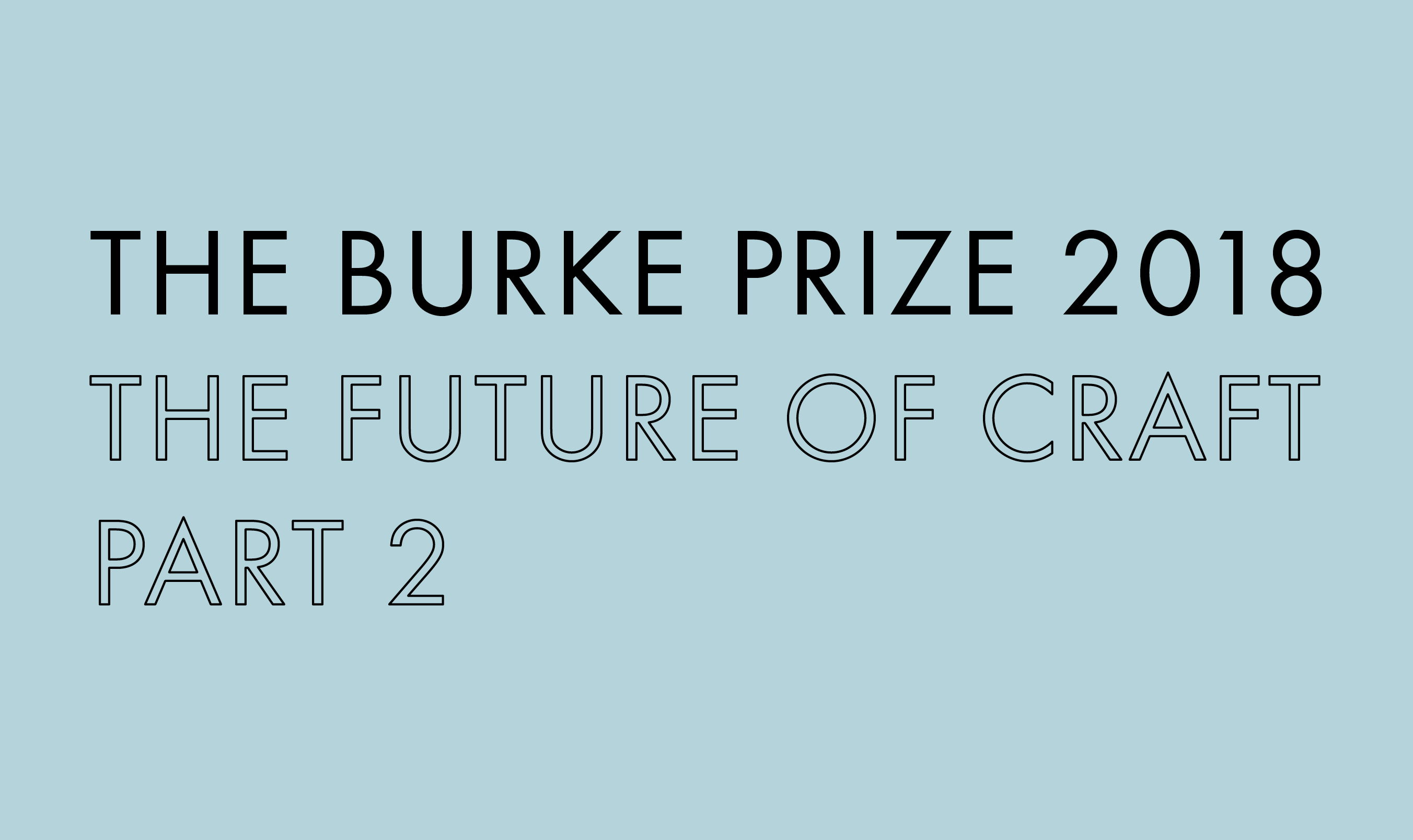 The Burke Prize 2018 Museum of Arts and Design